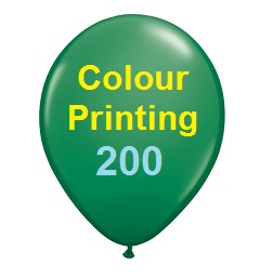 [200 pieces] Balloon Logo Printing 2 Colour